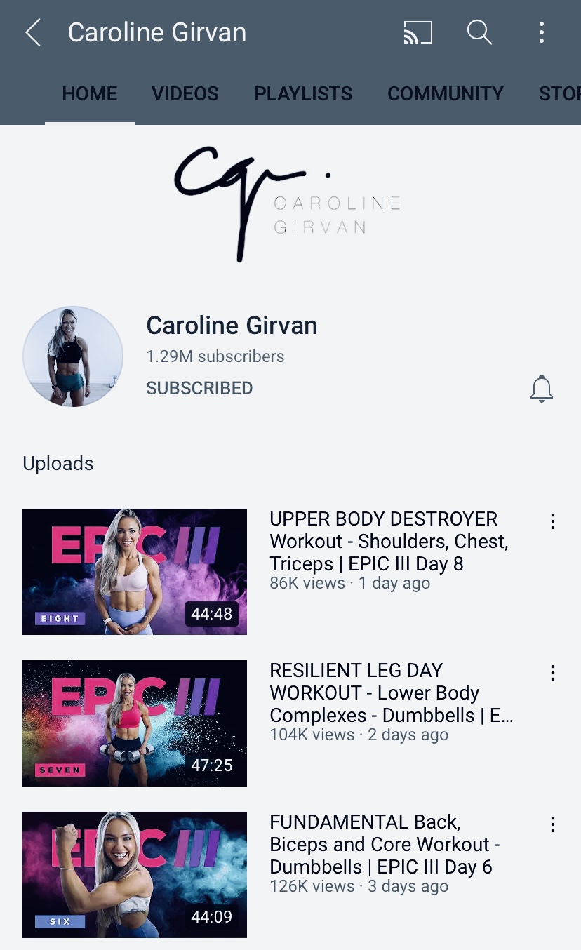 Caroline Girvan EPIC 2 — Day 2. Hi! I am taking part in the Epic 2